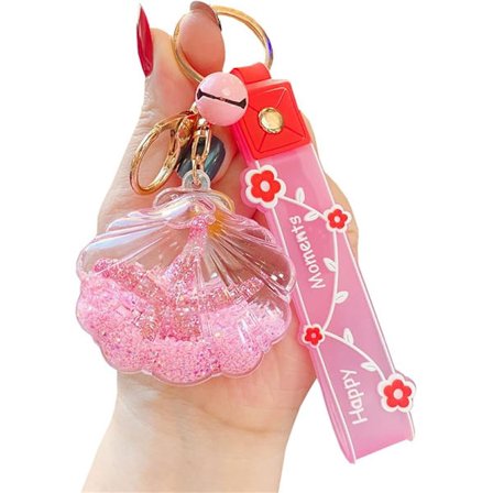 Graciös Conch Nyckelring, Flytande Flytande Söt Stjärnfiskar Handväska Akryl Tillbehör Flickor Barn Kvinnor