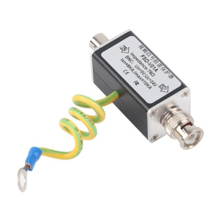 CCTV Analog Kamera BNC Överspänningsskydd 24V Åskledare