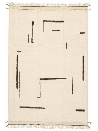 Handgewebt Berber Stil Teppich 247X366 Beige/Orange