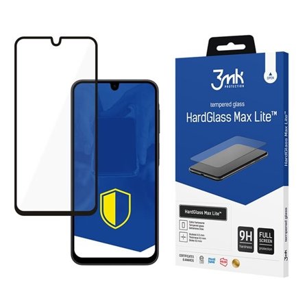 3mk HardGlass Max Lite sort hærdet glas til Samsung Galaxy A17 5G / 4G