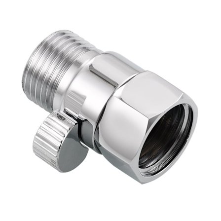 Brusehoved Messing Stopventil med Afbryderventil 1/2 Han-Hun Stopventil Brusebad, Chrom