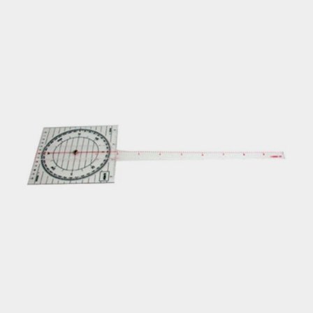 Course ruler, with arm, 440 mm