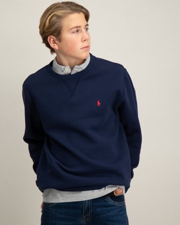Polo Ralph Lauren Fleece Sweatshirt Blå Tröjor Kille - Kids Brand Store