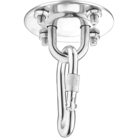 Takkrok i rustfritt stål, svingeslynge Love Punching Bag Suppo