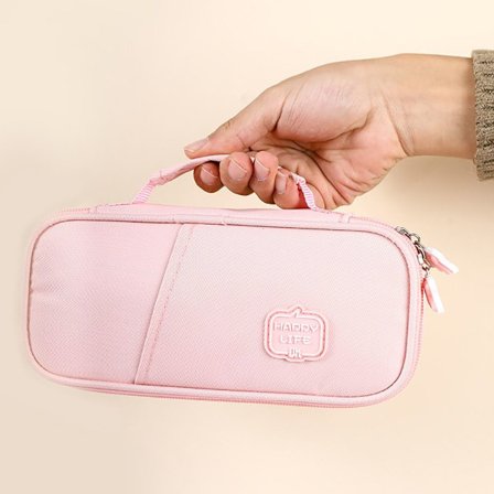 Stor kapacitet Penalhus Opbevaringspose til brevpapir PINK