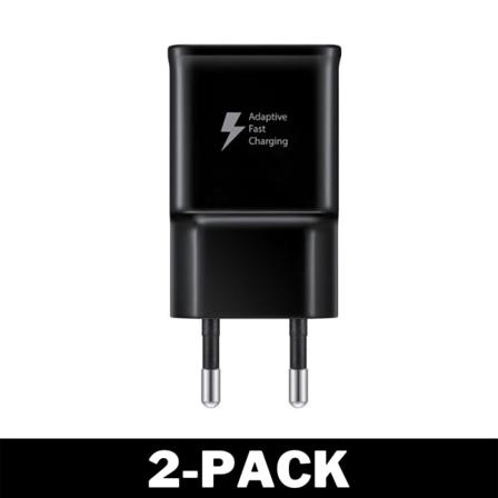 Väggadapter Quick Charge - Väggladdare 15w Usb-a Svart 2-pack