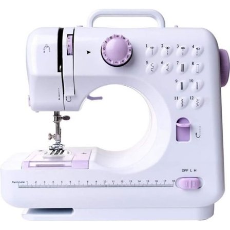 Ompelukone Kaksinkertainen nopeuslanka Kannettava monitoiminen kotitalous Säädettävä automaattinen sähkövalo-XF13-