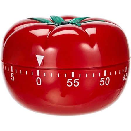TD1607 Tomat Mekanisk Plast Kjøkken Timer Rød