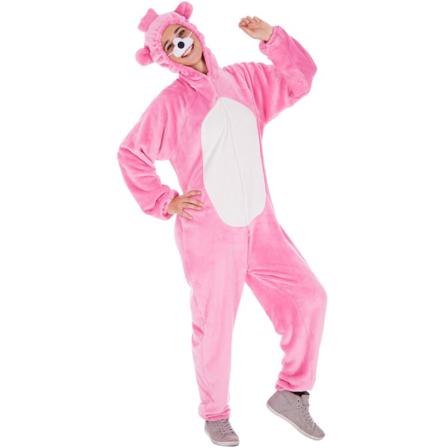Tectake Maskeraddräkt Björnoverall Pink Pink L