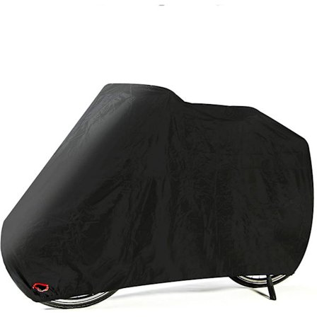 Moottoripyörän suojapeite, teipatut saumat