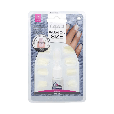 Depend Fashion Size 100-pack Medium Square Lösnaglar & dekoration Unisex 100 PCS