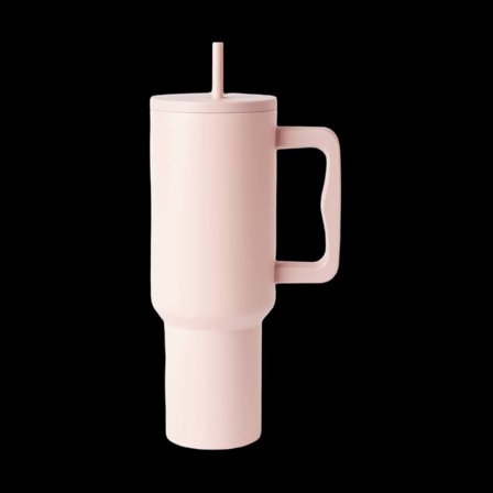 Åhléns Home Termosmugg med handtag 1,18 L Köksredskap Rosa ONESIZE