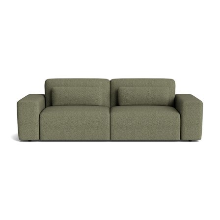 Messina 3 personers sofa - Mito Grøn - 242x107x80 - Sofa, 3 personers sofa