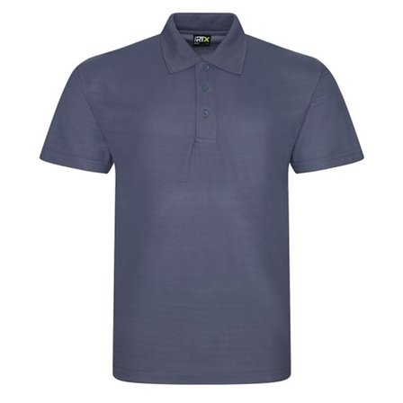 PRO RTX Herr Polyester Pikétröja L Solid Grey