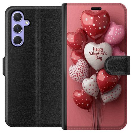 Kompatibelt Plånboksfodral till Samsung Samsung Galaxy A54 Valentinballonger
