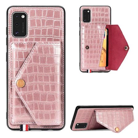 Samsung Galaxy A41 - Stilrent Skal med Korthållare