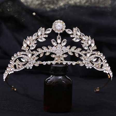 Kronjuveler Bröllop Tillbehör Enkel Legering Diamant Brudklänning Smycken Allmatch