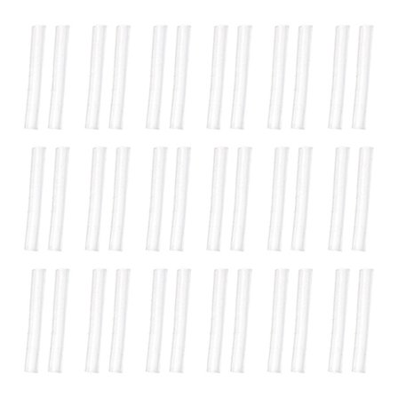 Øreringe Beskyttere Sensitive Ører Øreringe Ærmer Anti-Sensitive Komfortable at Bære Hvide 50 Par (LGL)