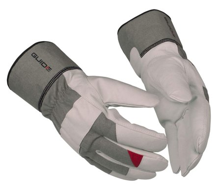 Guide Gloves 88 Handske svinläder, halvfodrad, bomull 10, Arbetskläder