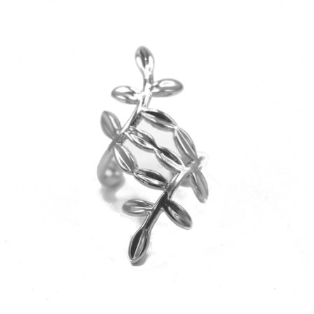 Sølvfarget Ear Cuff
