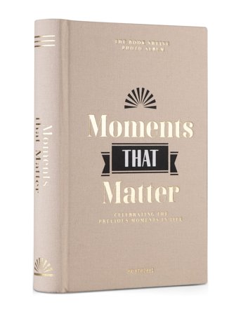 PRINTWORKS Bookshelf Album - Moments That Matter - Beige - 20.5X 3.9X 14.3CM