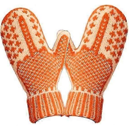 The Naughty List Vanter | Hyggelig strik med en skjult attitude, håndstrikkede skjulte langefinger vintervarme vanter til kvinder