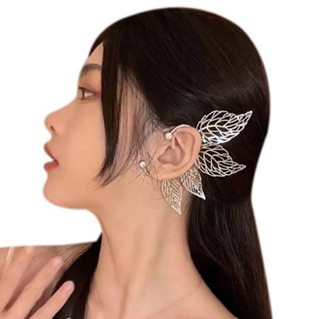 1 par blad örhängen dingla örhängen elf örhängen