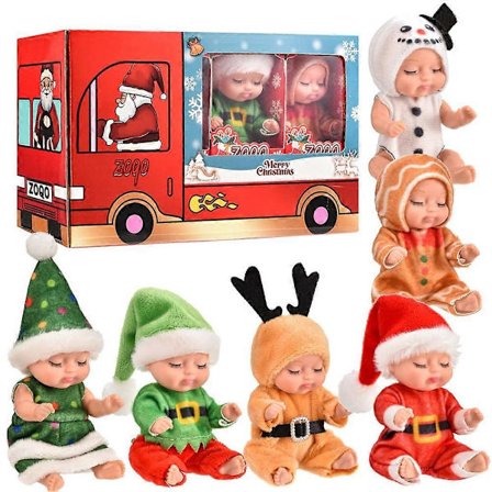 12 st Återfödd Docka Kit – Söta Sovande Prinsessdockor med Kläder och Tillbehör, Present till Barn