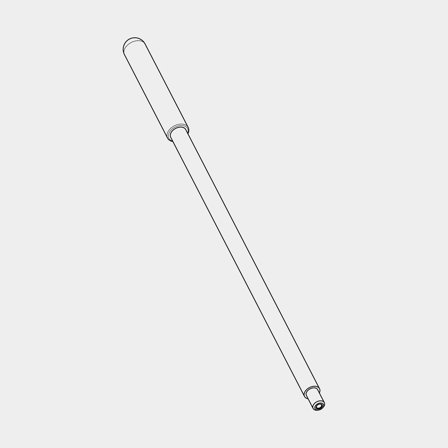 Seldén Stainless handle for Seldén Hydraulic Control Panel, ø16/20 x 500 mm