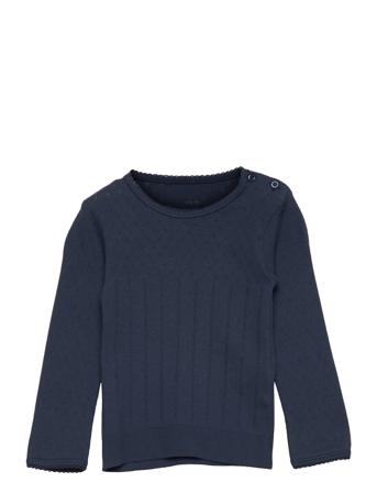 T-Shirt T-shirts Long-sleeved T-shirts Blå Noa Noa Miniature