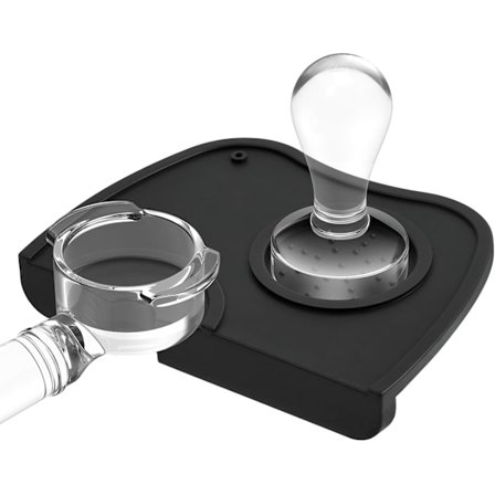 Espresso Silikon Tamper Matte, 17,5 x 12,5 cm Sklisikker Barista Matte for Kaffeutstyr