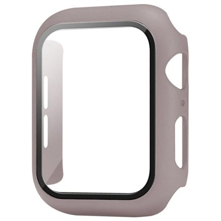 Härdat glas + fodral för Apple Watch 46 mm 44 mm 45 mm 41 mm 40 mm 42 mm skärmskydd för iWatch serie 10 9 8 7 6 SE 5 tillbehör