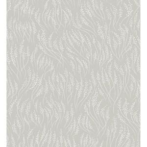 Littlephant Grey Meadow Wallpaper One Size - Home accessories - One size - Grey
