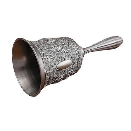 Handklocka Metall Middagsklocka Bröllopsklockor För Restaurangservice Klocka Bar Jingle Bell Och Heminredning 1pcd-(koppar)