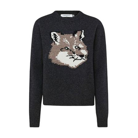 Maison Kitsuné Trui , Grijs , Dames , Maat: M