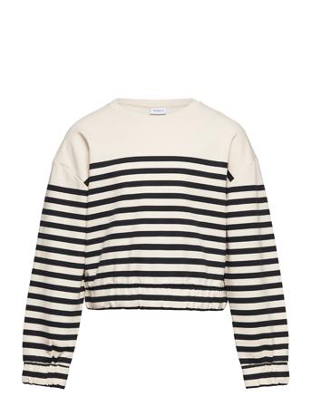 Nkfrimanja Ls Short Loose Sweat Bru White Name It