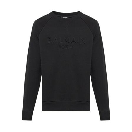 Balmain Sweatshirts Hoodies Sort, Herre