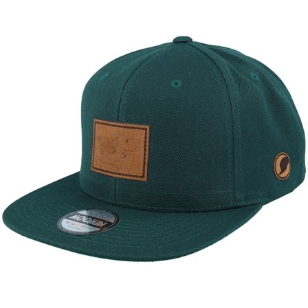 Moomin - "Moomin Engraved Patch Green Snapback " Snapback Green Cap - @ Hatstore