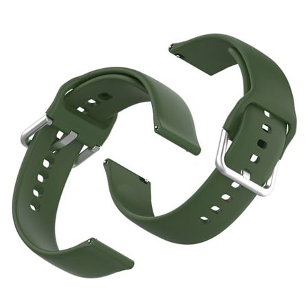 Universal comfortable silikone rem - militærgrøn Størrelse: S