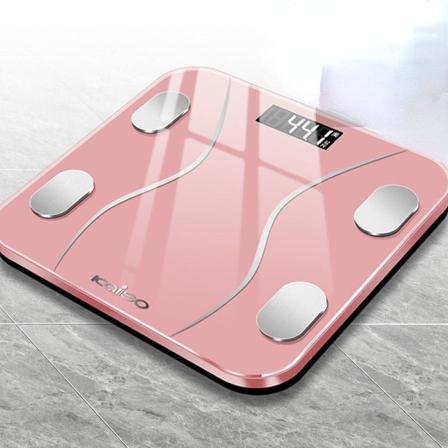 Kehon painovaaka Kylpyhuone pyöreä kulmataso Digitaalinen älykäs elektroninen kotiterveystarkkuus Rose gold waistline