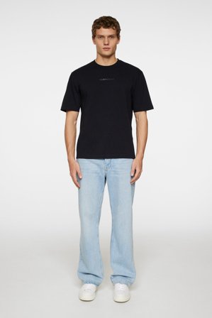 J.Lindeberg - Hale Heavy Logo T-shirt - Black - Man - XS