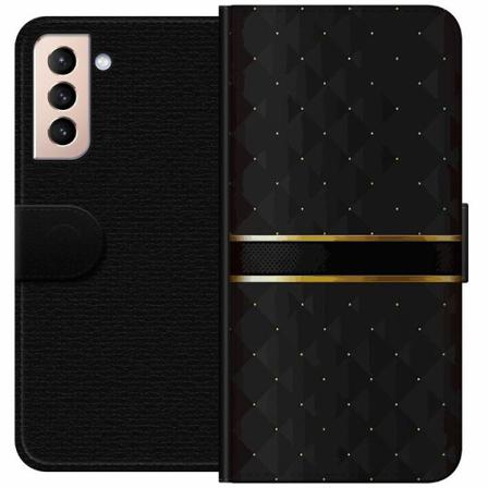 Samsung Galaxy S21+ 5g Plånboksfodral Golden Stripes