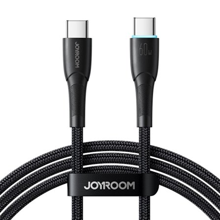 Joyroom USB-C to USB-C Cable Fast Charging 60W, 1m - Black