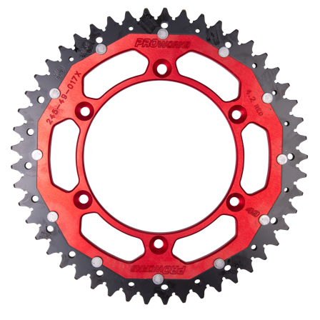 Zębatka Tylna Proworks Interlink Czerwona - Yamaha YZ 125X 2020-2025