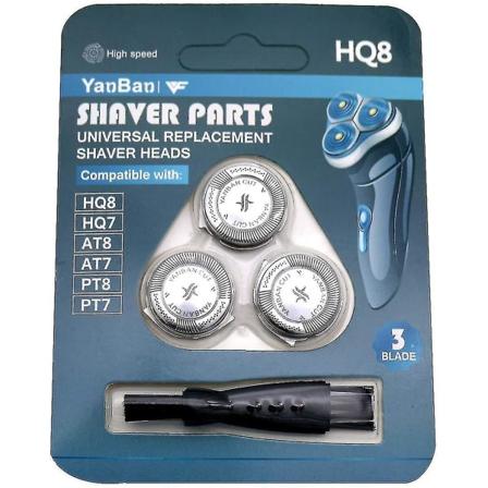 Reservedele til Philips HQ8 barberhoveder, barberhoveder til Philips Aquatouch, reservedele til barberblade, der er kompatible med At890