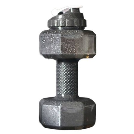 Stor Vannflaske Formet Som Hantel for Sport