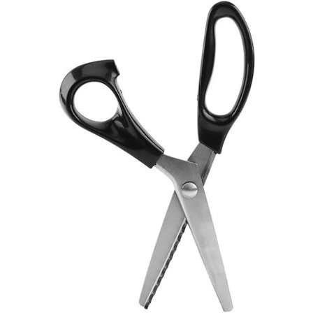 Rund trekant saks pinking saks rustfrit stål syning saks professionel skrædder saks (7mm)