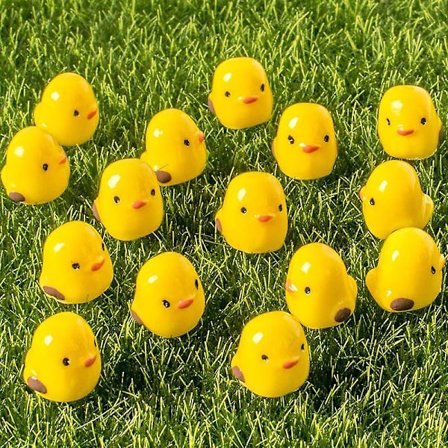 30 stk. Mini Dyr Kyllinger Miniature Figurer Mini Kyllinger Model Fe Have Miniature Mos Landskab Diy Terrarium Håndværk Ornament Tilbehør F