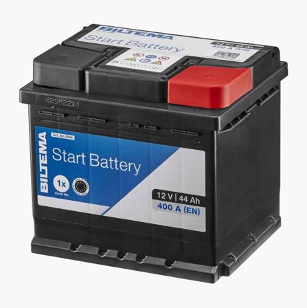 Startbatteri SMF 12 V 44 Ah - Biltema