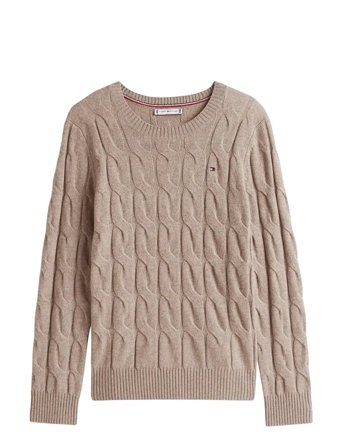 Tommy Hilfiger | Soft Wool Cable C-Nk Ls Swt | S